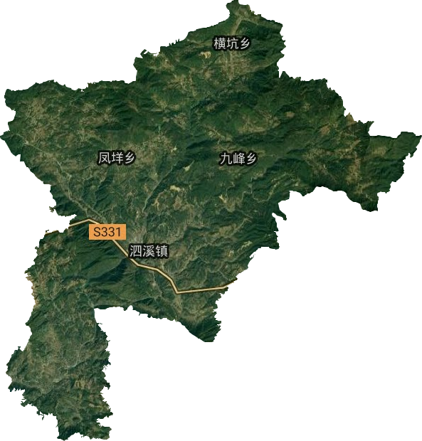 泗溪镇卫星图