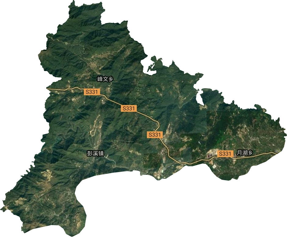 彭溪镇卫星图