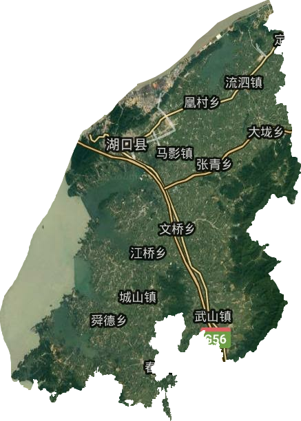 湖口县卫星图