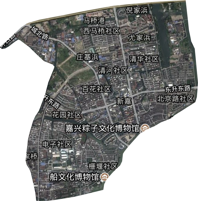 新嘉街道卫星图