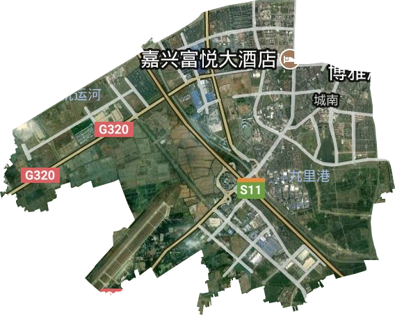 城南街道卫星图