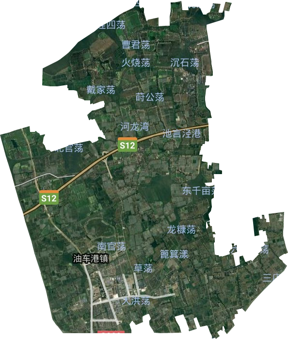 油车港镇卫星图
