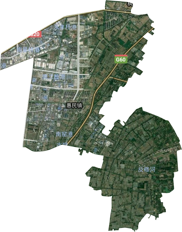 惠民街道卫星图