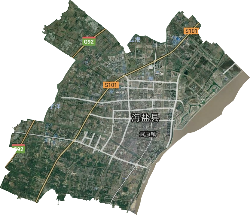武原街道卫星图