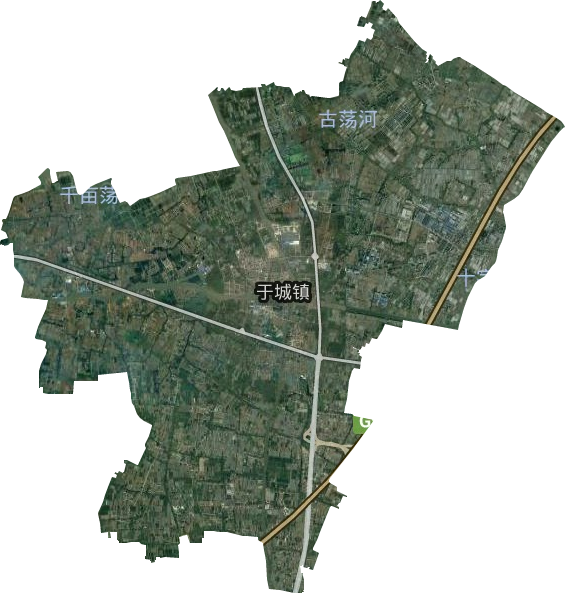 于城镇卫星图