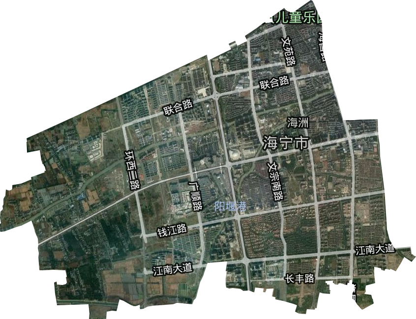 海洲街道卫星图
