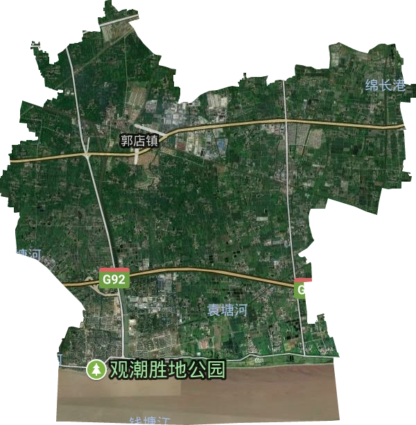 盐官镇卫星图