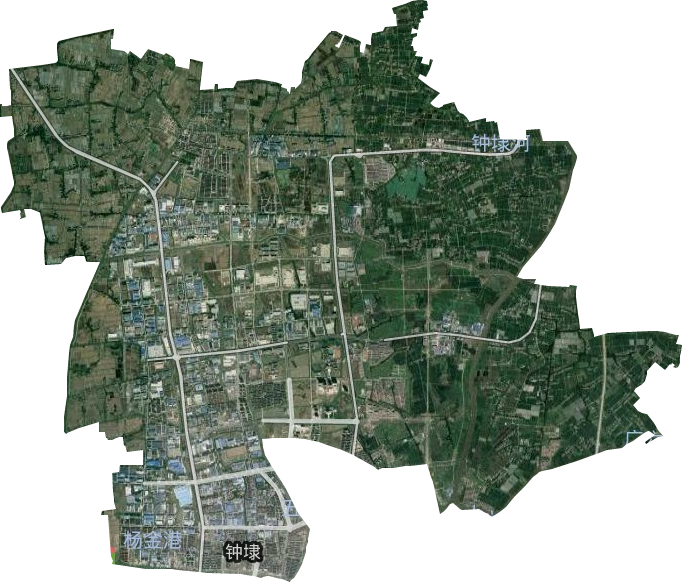 钟埭街道卫星图