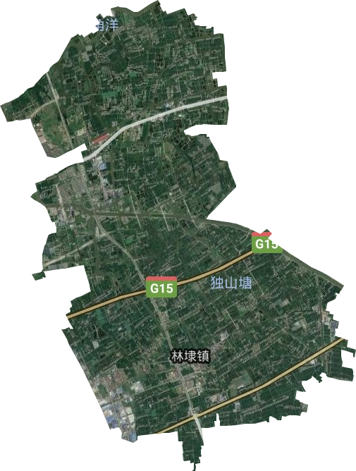 林埭镇卫星图