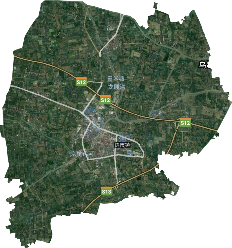 练市镇卫星图