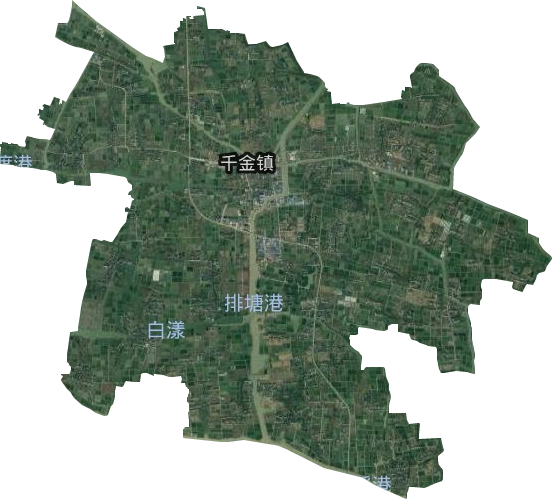千金镇卫星图