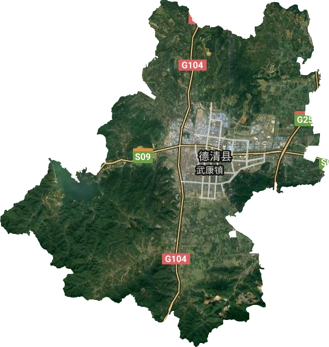 武康镇卫星图