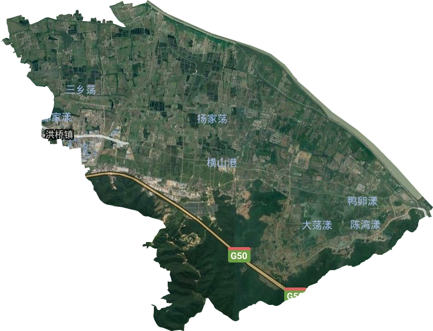 洪桥镇卫星图
