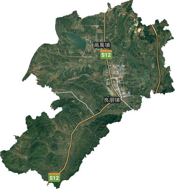 天子湖镇卫星图