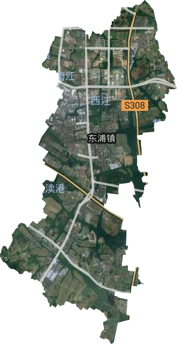 东浦镇卫星图