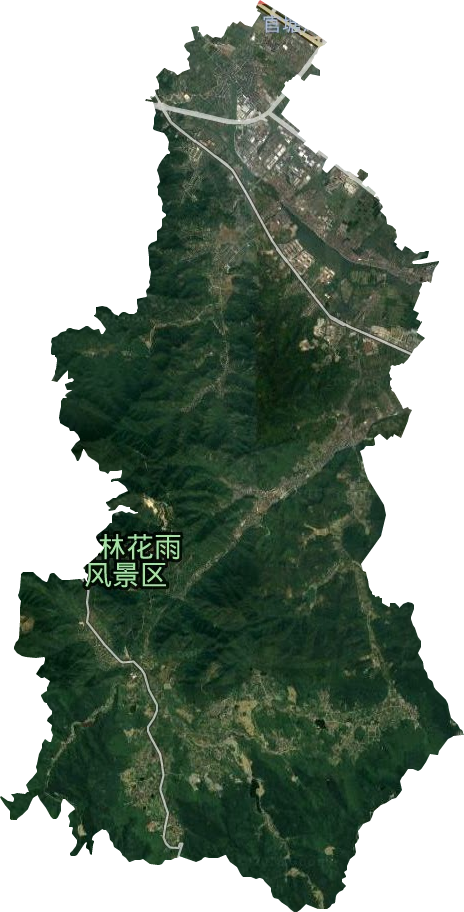 湖塘街道卫星图