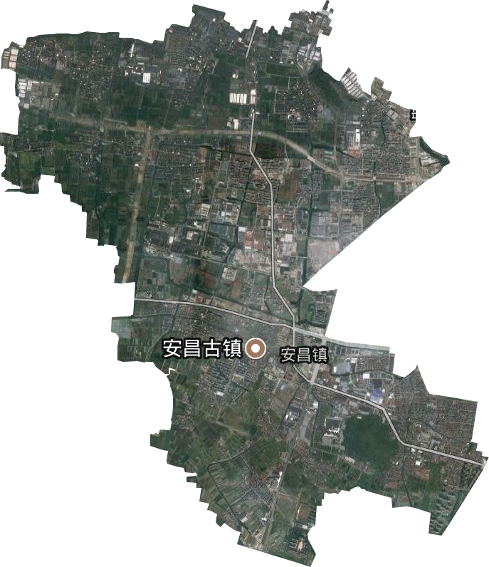 安昌镇卫星图