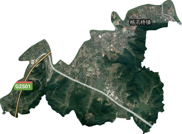 杨汛桥镇卫星图