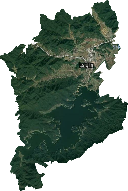汤浦镇卫星图
