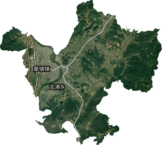 章镇镇卫星图