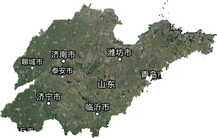 山东省卫星图
