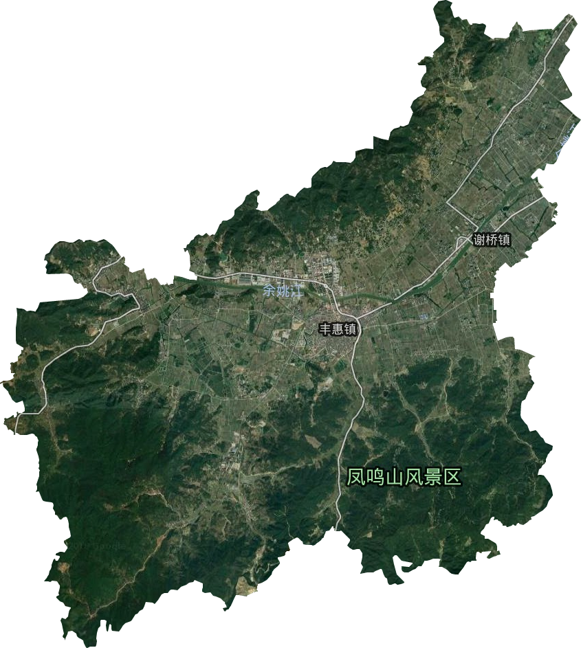 丰惠镇卫星图