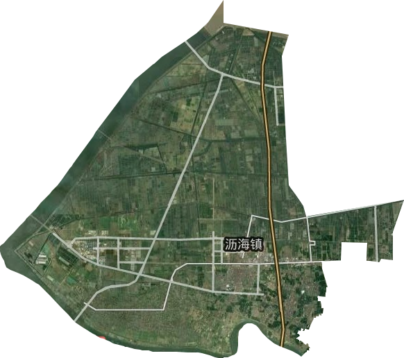 沥海镇卫星图