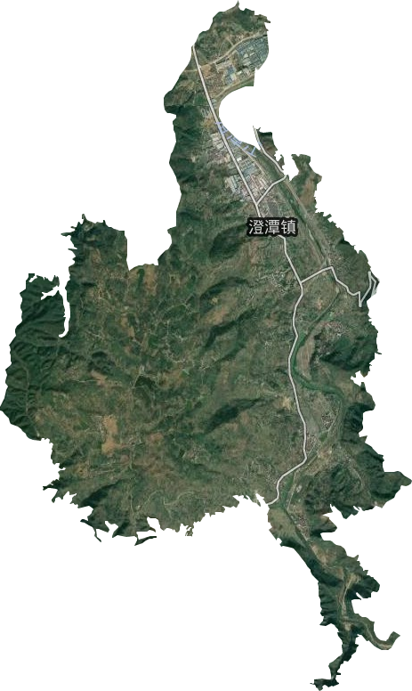 澄潭镇卫星图