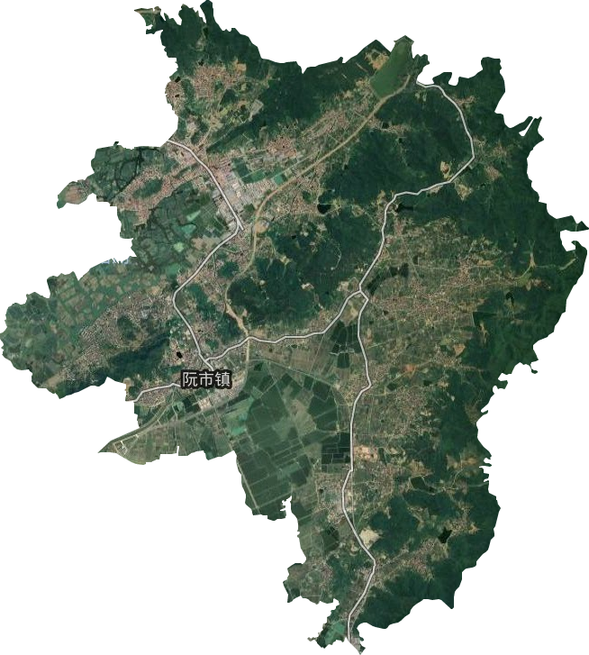 阮市镇卫星图
