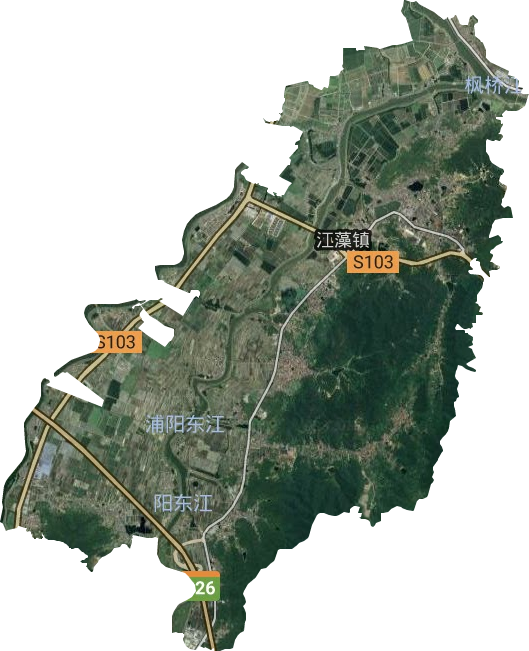 江藻镇卫星图