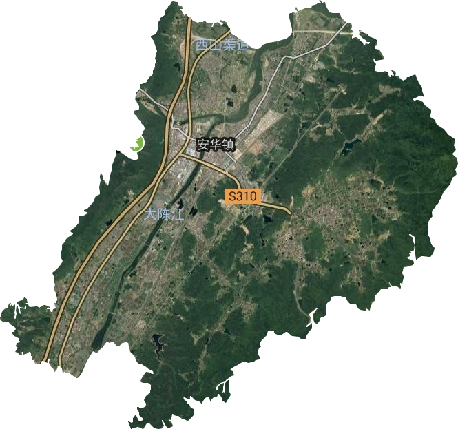 安华镇卫星图