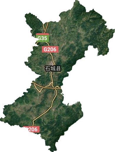 石城县卫星图