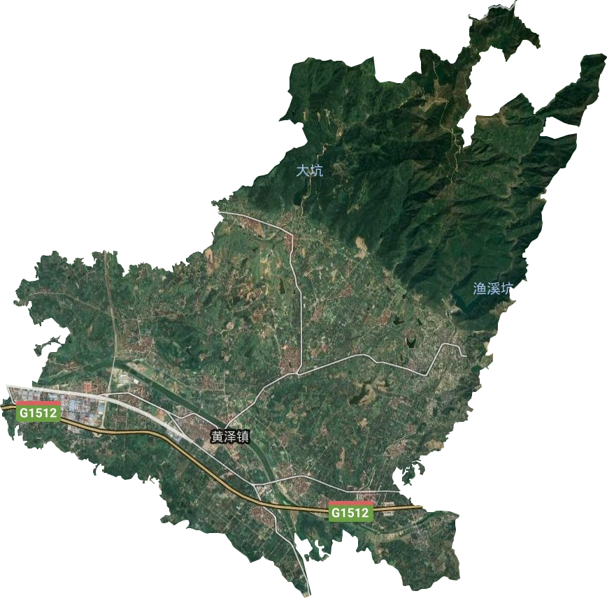 黄泽镇卫星图