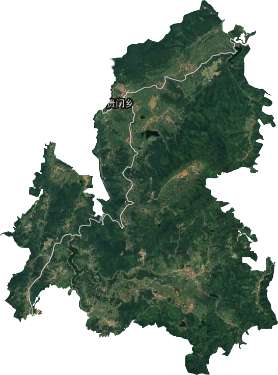 贵门乡卫星图