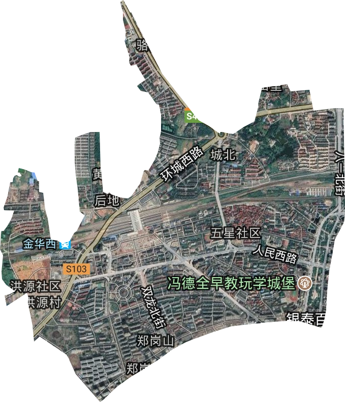 城北街道卫星图