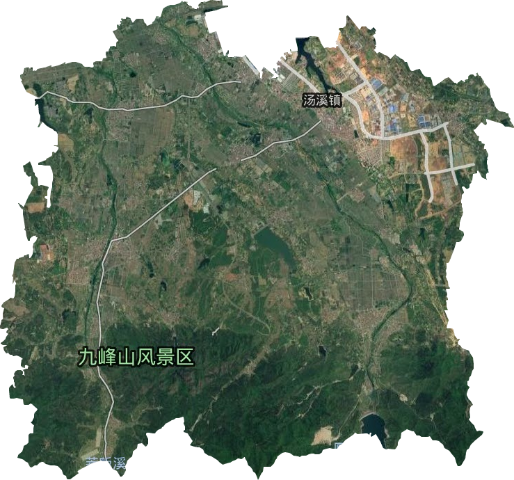 汤溪镇卫星图