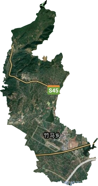 竹马乡卫星图