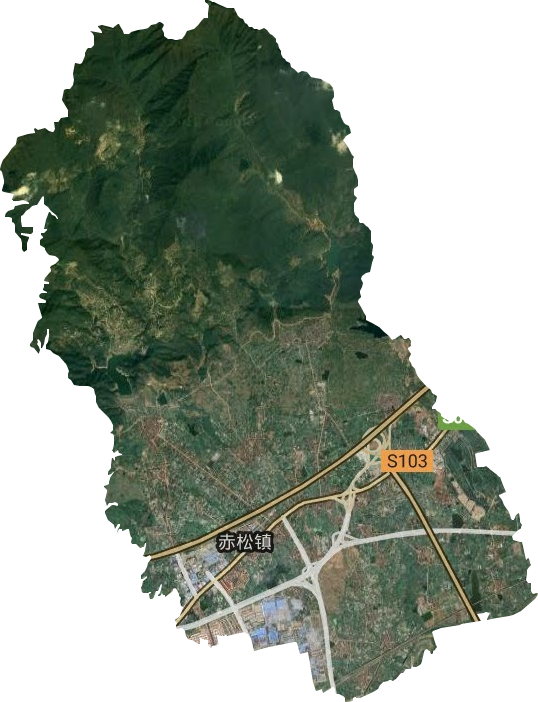 赤松镇卫星图