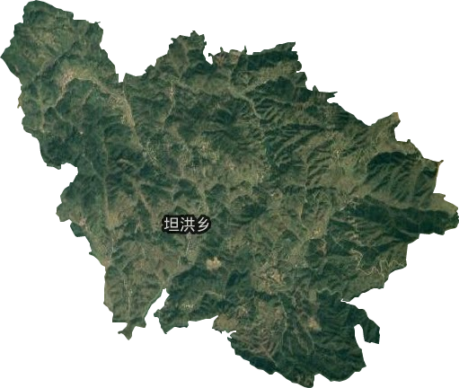 坦洪乡卫星图