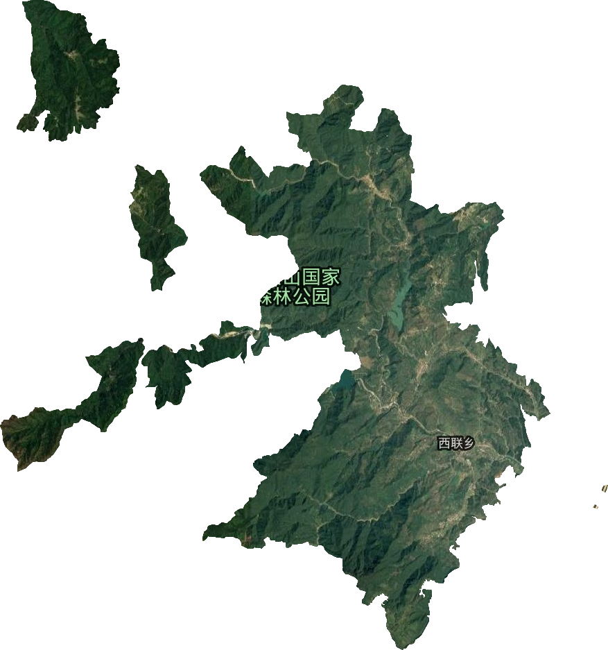 西联乡卫星图