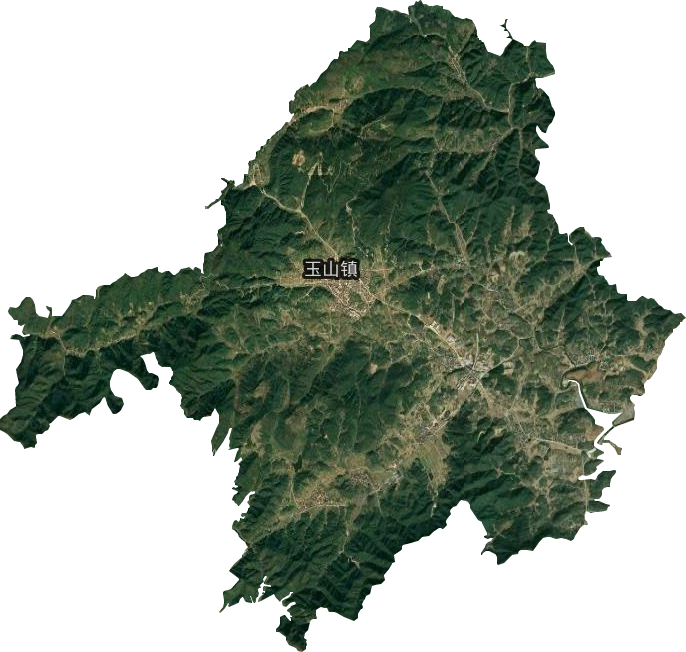玉山镇卫星图