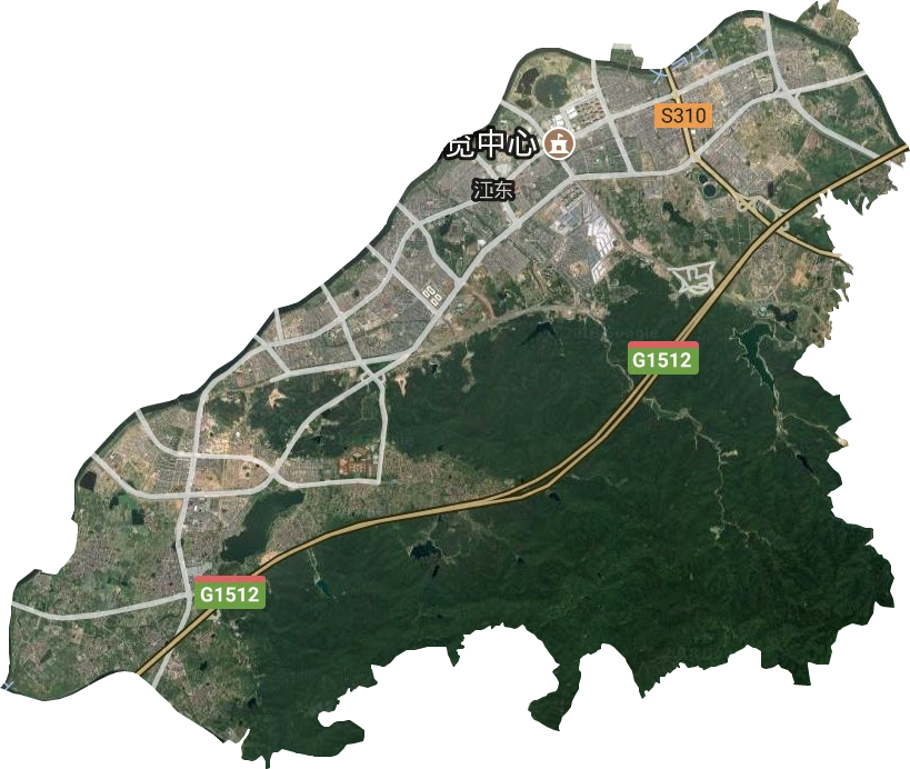 江东街道卫星图