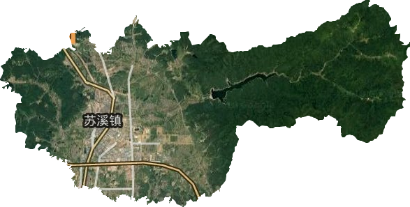 苏溪镇卫星图