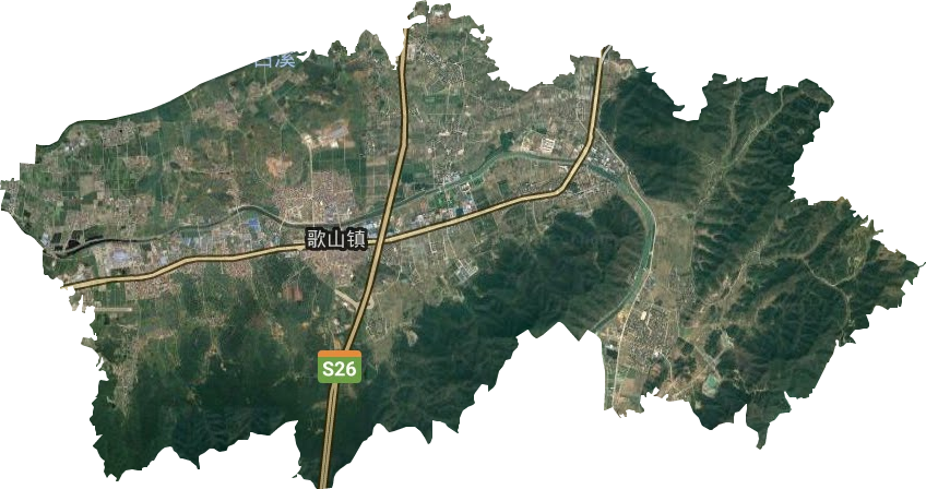 歌山镇卫星图