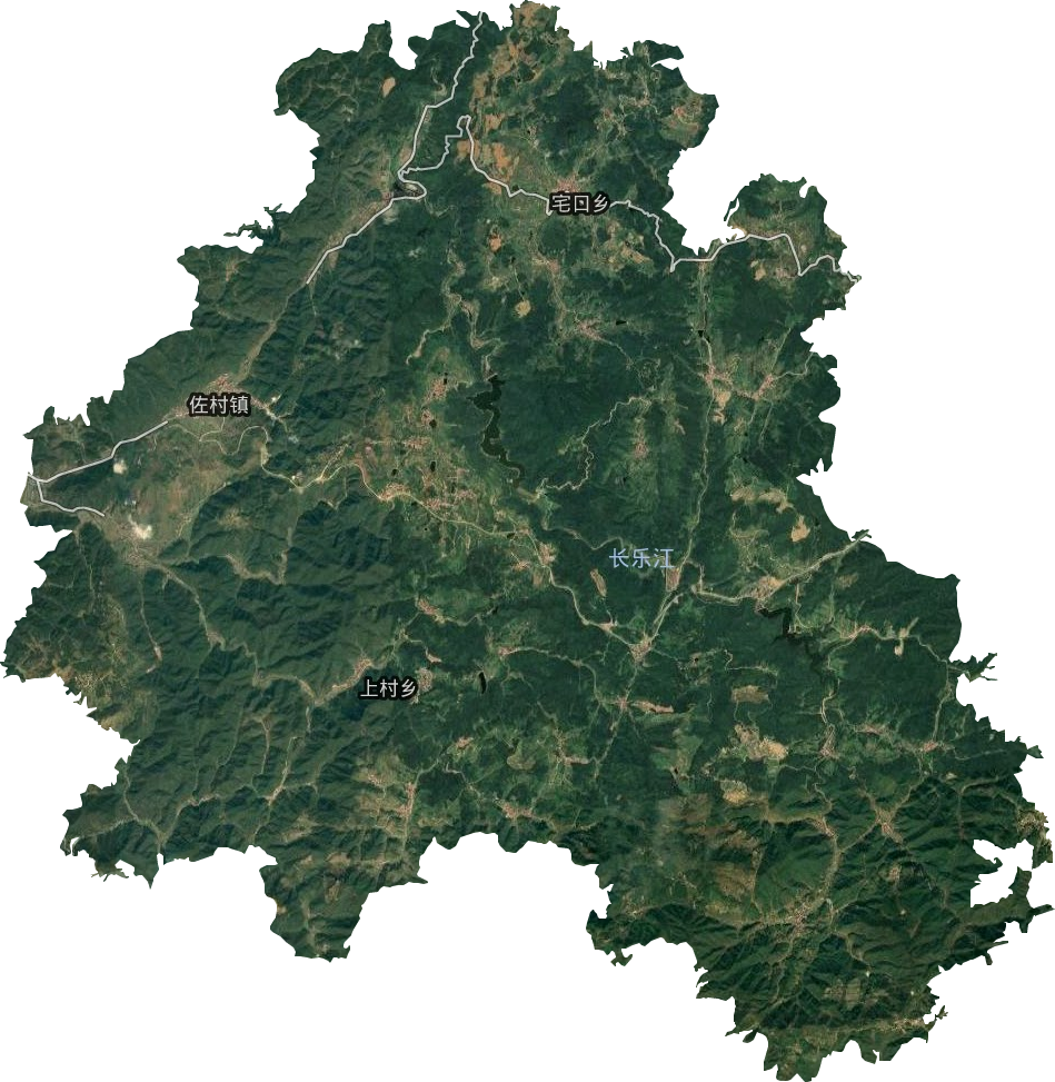 佐村镇卫星图