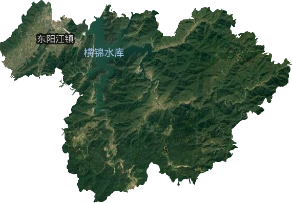 东阳江镇卫星图