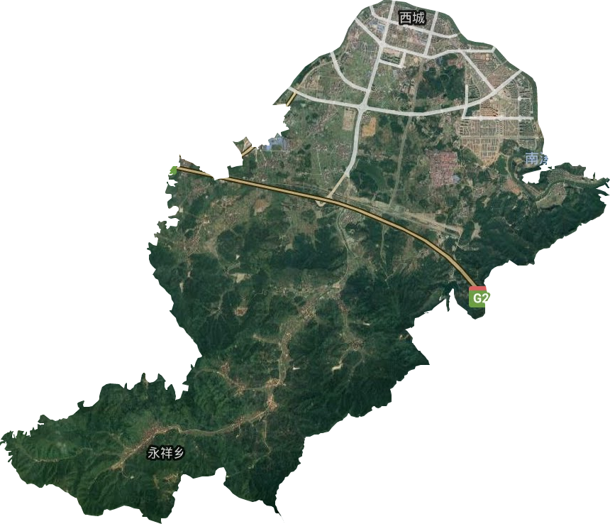 江南街道卫星图