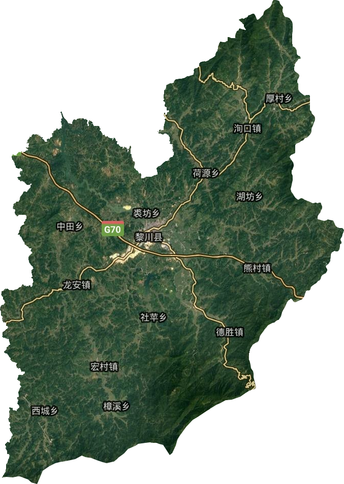 黎川县卫星图