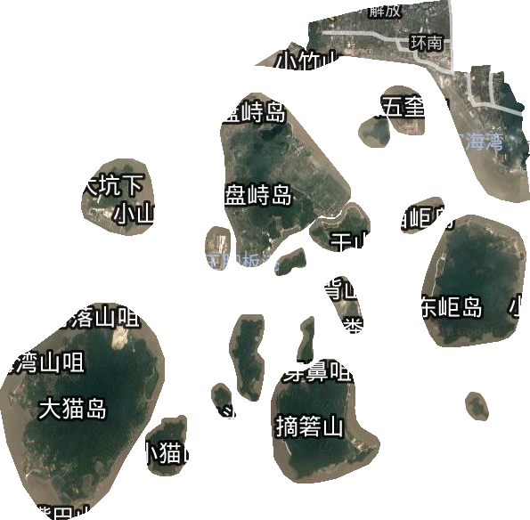 环南街道卫星图