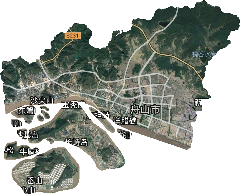 临城街道卫星图